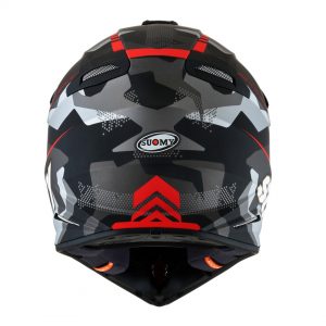 Casco Cross Suomy X-Wing Camouflager Matt Red è un casco di una nuova generazione dalle forme dinamiche e performanti composto da un mix di resine termoplastiche rinforzate in grado di garantire un’altissima resistenza agli urti.