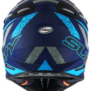 Casco Cross Suomy X-Wing Reel Matt Blue Fluo è un casco di una nuova generazione dalle forme dinamiche e performanti composto da un mix di resine termoplastiche rinforzate in grado di garantire un’altissima resistenza agli urti.