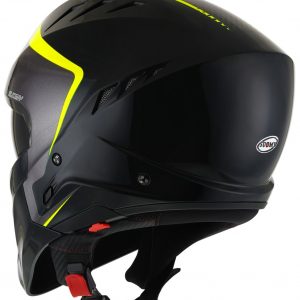 Il Casco modulare Suomy ARMOR Crew Black Yellow, ispirato al mondo movie e sci-fi, è il nuovissimo modulare SUOMY composto in materiale termoplastico ADT-Advanced sviluppato e ottimizzato per l'utilizzo cittadino e low ride.