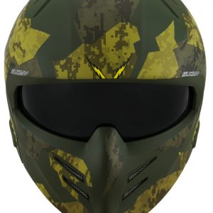 Il Casco modulare Suomy Armor Urban Squad Green, ispirato al mondo movie e sci-fi, è il nuovissimo modulare SUOMY composto in materiale termoplastico ADT-Advanced sviluppato e ottimizzato per l'utilizzo cittadino e low ride.