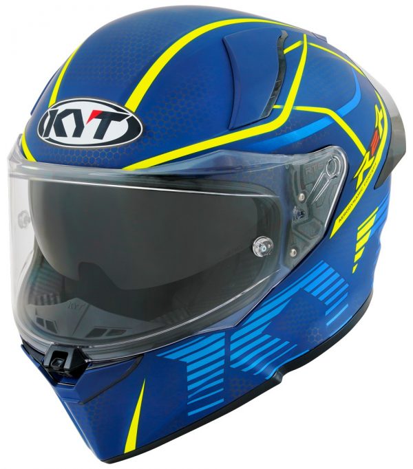 KYT R2R Concept Blu Opaco Giallo vanta prestazioni, tecnologia, design ai massimi livelli: R2R “from Race to Road” è il casco per affrontare lunghi viaggi in libertà.