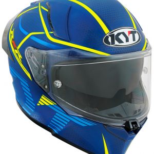 KYT R2R Concept Blu Opaco Giallo vanta prestazioni, tecnologia, design ai massimi livelli: R2R “from Race to Road” è il casco per affrontare lunghi viaggi in libertà.