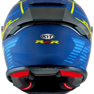 KYT R2R Concept Blu Opaco Giallo vanta prestazioni, tecnologia, design ai massimi livelli: R2R “from Race to Road” è il casco per affrontare lunghi viaggi in libertà.