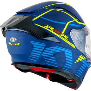 KYT R2R Concept Blu Opaco Giallo vanta prestazioni, tecnologia, design ai massimi livelli: R2R “from Race to Road” è il casco per affrontare lunghi viaggi in libertà.