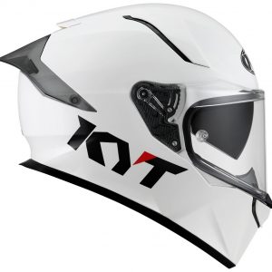 KYT R2R Plain Bianco vanta prestazioni, tecnologia, design ai massimi livelli: R2R “from Race to Road” è il casco per affrontare lunghi viaggi in libertà.