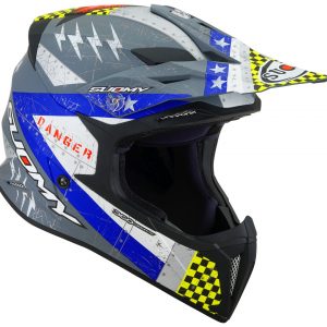 Casco Cross Suomy X-Wing Jetfighter Matt Blue  è un casco di una nuova generazione dalle forme dinamiche e performanti composto da un mix di resine termoplastiche rinforzate in grado di garantire un’altissima resistenza agli urti.