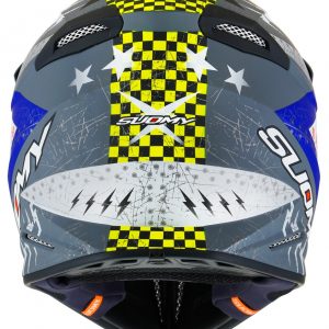 Casco Cross Suomy X-Wing Jetfighter Matt Blue  è un casco di una nuova generazione dalle forme dinamiche e performanti composto da un mix di resine termoplastiche rinforzate in grado di garantire un’altissima resistenza agli urti.