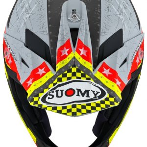 Casco Cross Suomy X-Wing Jetfighter Matt Red  è un casco di una nuova generazione dalle forme dinamiche e performanti composto da un mix di resine termoplastiche rinforzate in grado di garantire un’altissima resistenza agli urti.