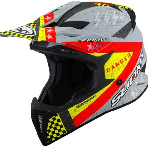 Casco Cross Suomy X-Wing Jetfighter Matt Red  è un casco di una nuova generazione dalle forme dinamiche e performanti composto da un mix di resine termoplastiche rinforzate in grado di garantire un’altissima resistenza agli urti.