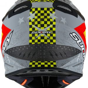 Casco Cross Suomy X-Wing Jetfighter Matt Red  è un casco di una nuova generazione dalle forme dinamiche e performanti composto da un mix di resine termoplastiche rinforzate in grado di garantire un’altissima resistenza agli urti.