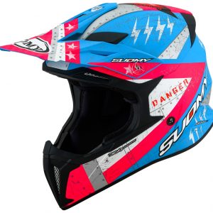 Casco Cross Suomy X-Wing Jetfighter Matt Pink è un casco di una nuova generazione dalle forme dinamiche e performanti composto da un mix di resine termoplastiche rinforzate in grado di garantire un’altissima resistenza agli urti.