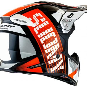 Casco Cross Suomy X-Wing Amped Black Orange è un casco di una nuova generazione dalle forme dinamiche e performanti composto da un mix di resine termoplastiche rinforzate in grado di garantire un’altissima resistenza agli urti.