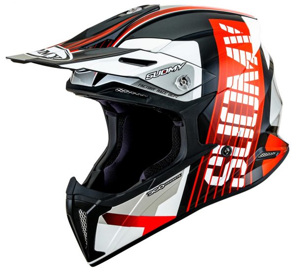 Casco Cross Suomy X-Wing Amped Black Red è un casco di una nuova generazione dalle forme dinamiche e performanti composto da un mix di resine termoplastiche rinforzate in grado di garantire un’altissima resistenza agli urti.